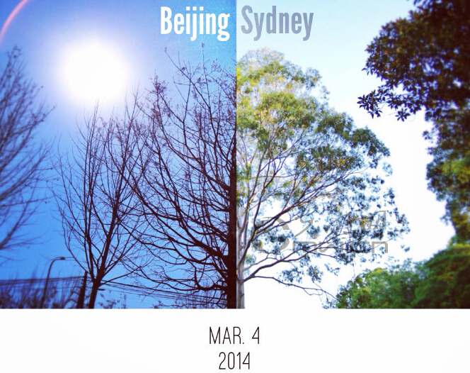 两名女孩PS北京与悉尼跨国双重生活