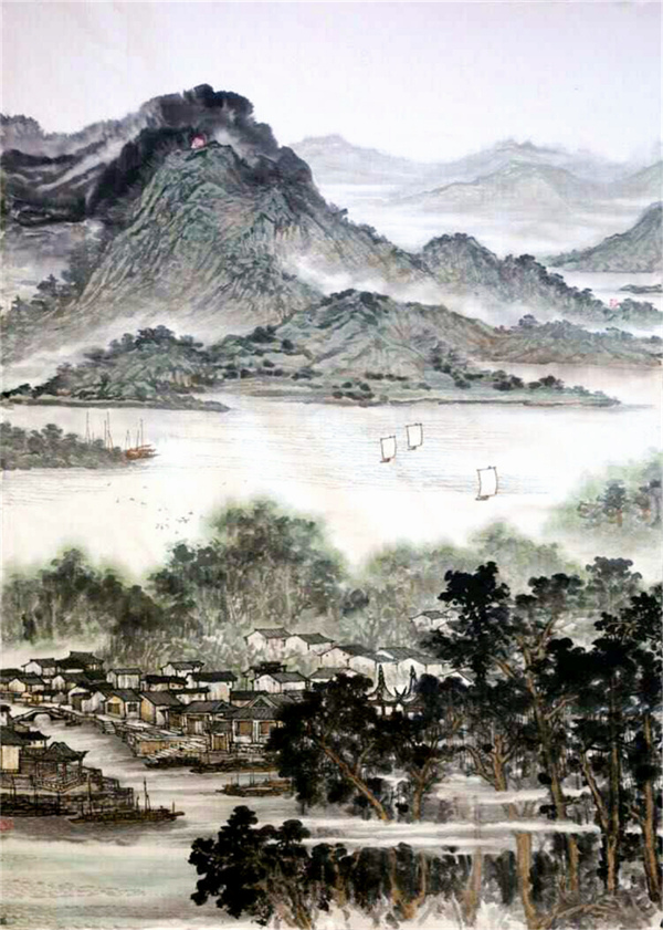 王召海和他的中国山水画