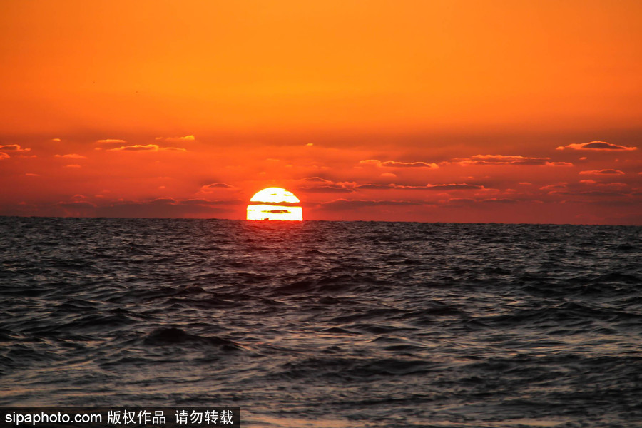 夕阳西下图片