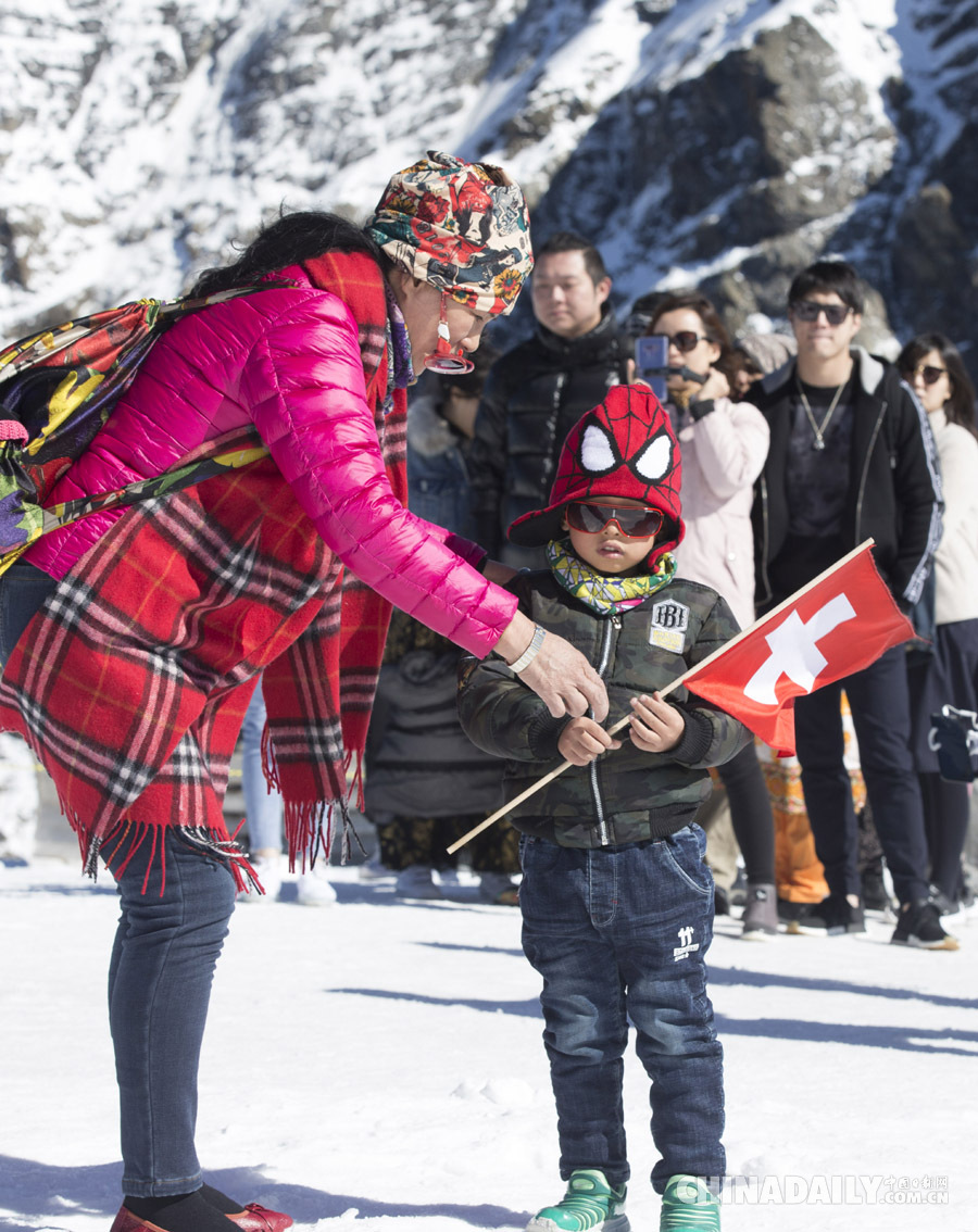 瑞士景区迎来中国黄金周游客