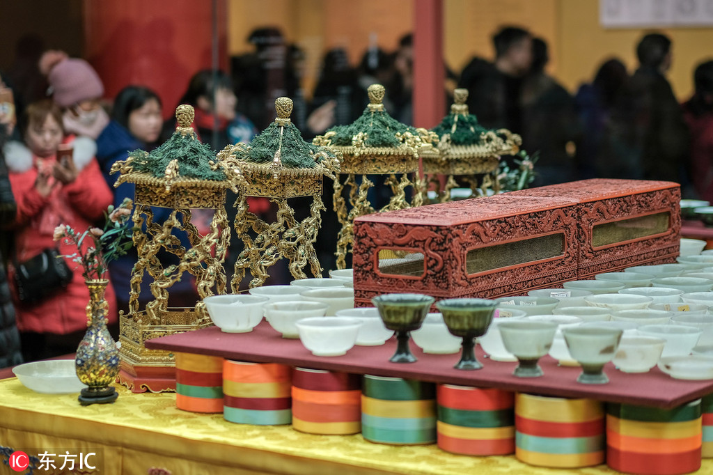 北京故宫新年展开始 文物解密古人压岁红包有多大