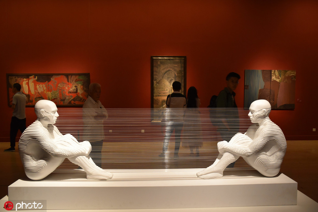 亚洲艺术作品展”汇聚41国130件作品展示亚洲艺术和谐之美