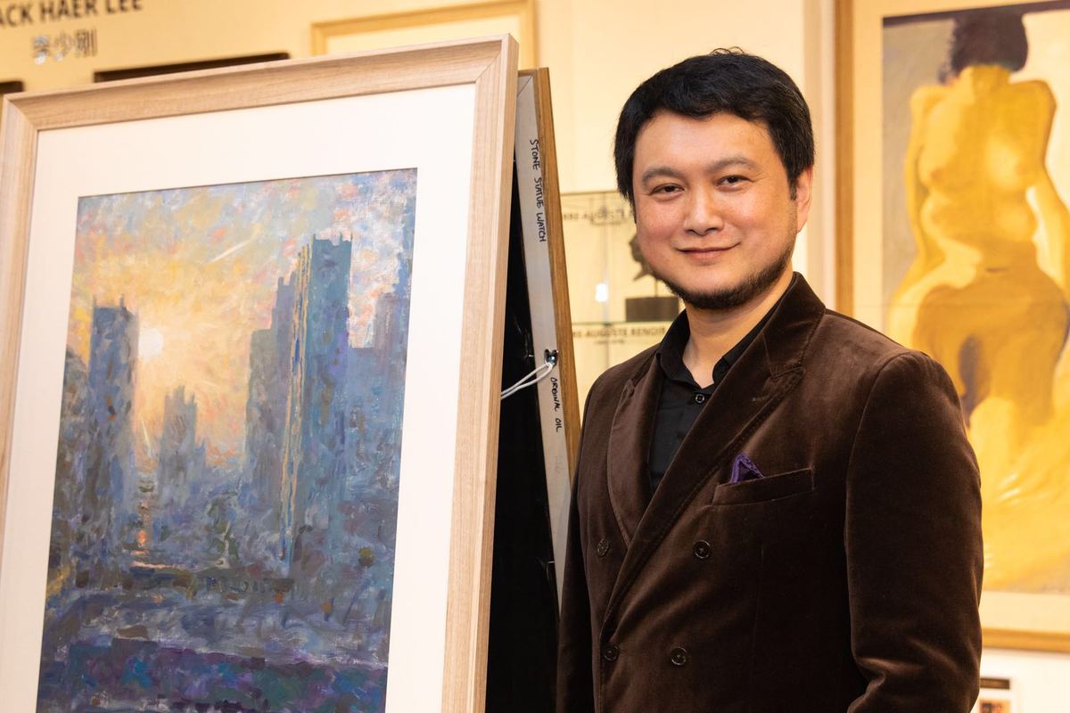 黑龙江籍画家李少刚在温和华举办油画展东方美学碰撞国际视野
