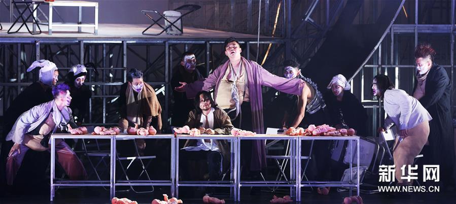 （国际）（7）话剧《茶馆》在法国阿维尼翁戏剧节上演出