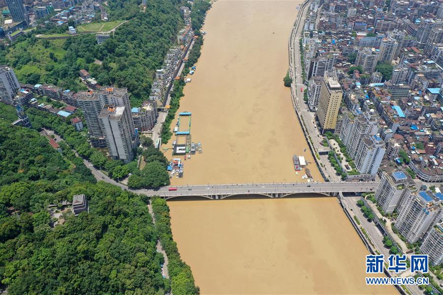（环境）（2）西江第2号洪水过境广西梧州