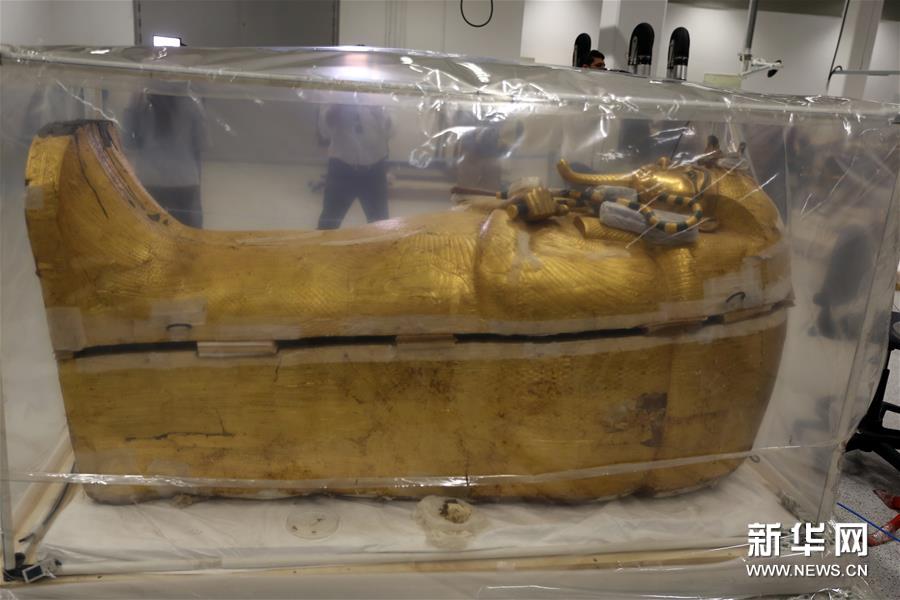 （国际）（3）古埃及法老图坦卡蒙外层镀金棺将开始修复