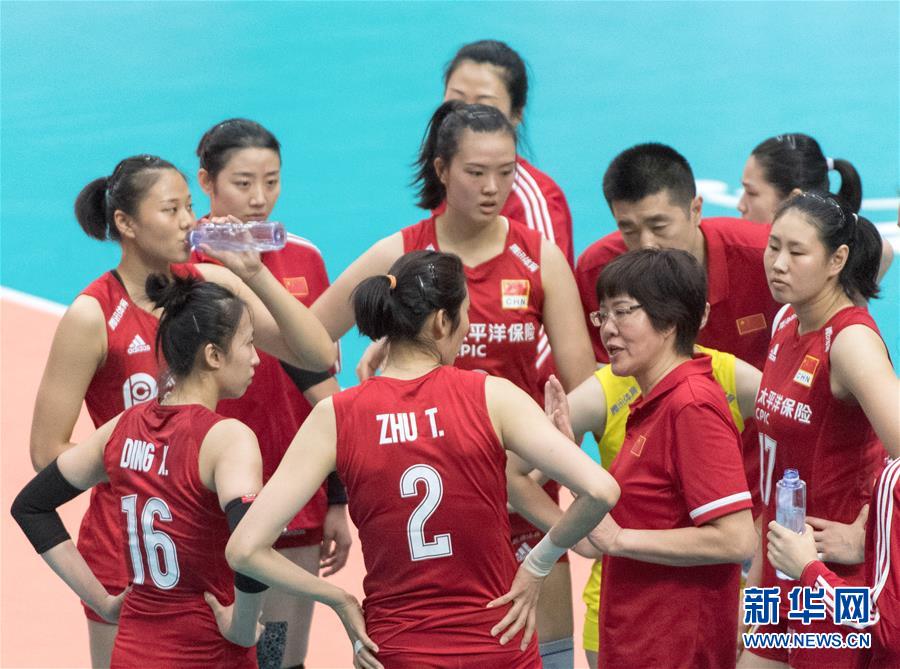 （体育）（1）排球——女排世界杯：中国队战胜韩国队