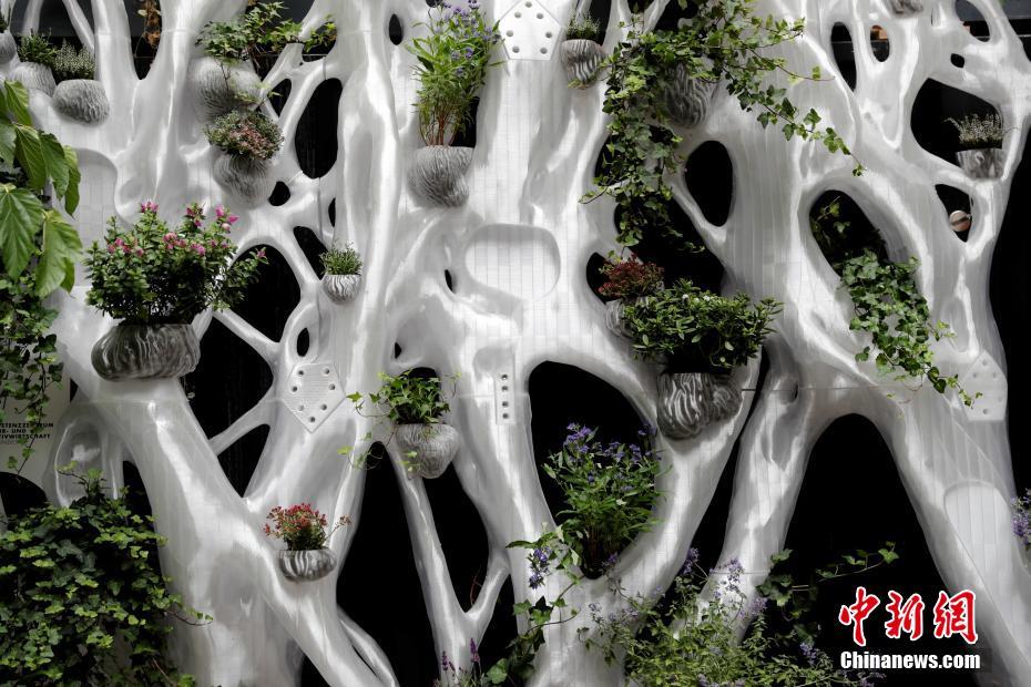 世界首个3D打印动植物栖息装置亮相德国