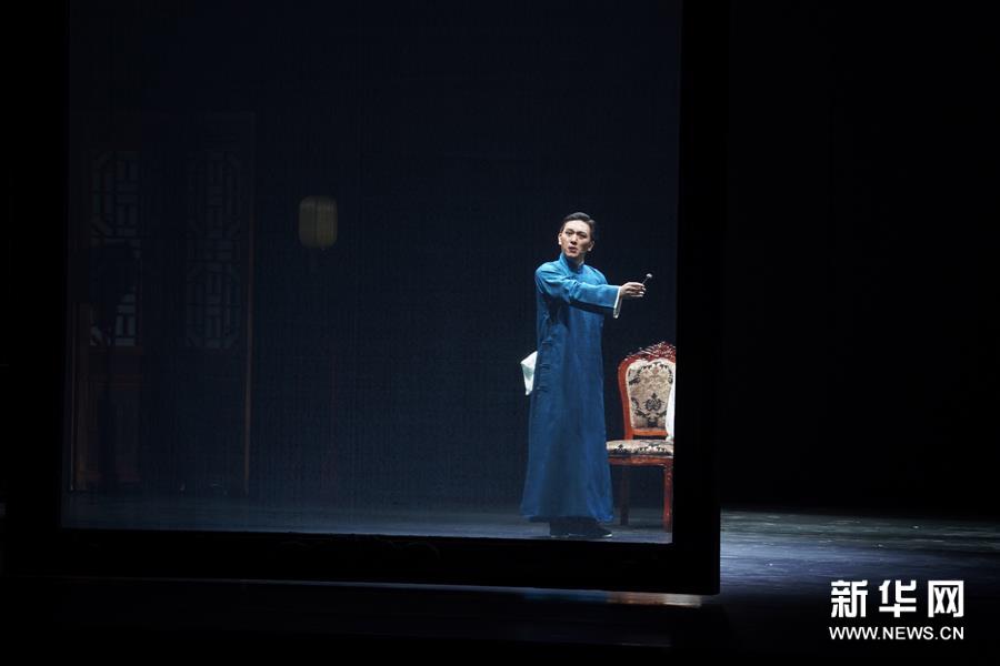 （文化）（2）京剧《梅兰芳·蓄须记》在南京上演