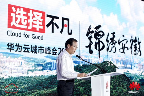 安徽省经济和信息化厅党组成员,副厅长王厚亮到场并发表致辞
