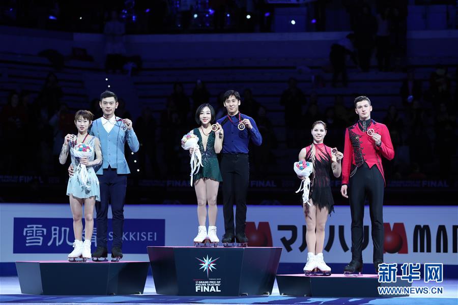 （体育）（2）花样滑冰——大奖赛总决赛：中国选手包揽双人滑金银牌