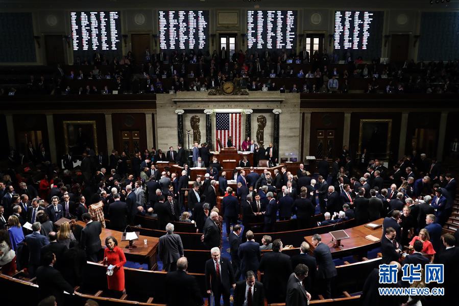 （国际）（3）美国国会众议院表决通过两项针对总统特朗普的弹劾条款