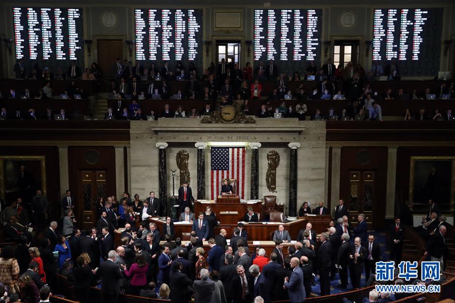 （国际）（4）美国国会众议院表决通过两项针对总统特朗普的弹劾条款