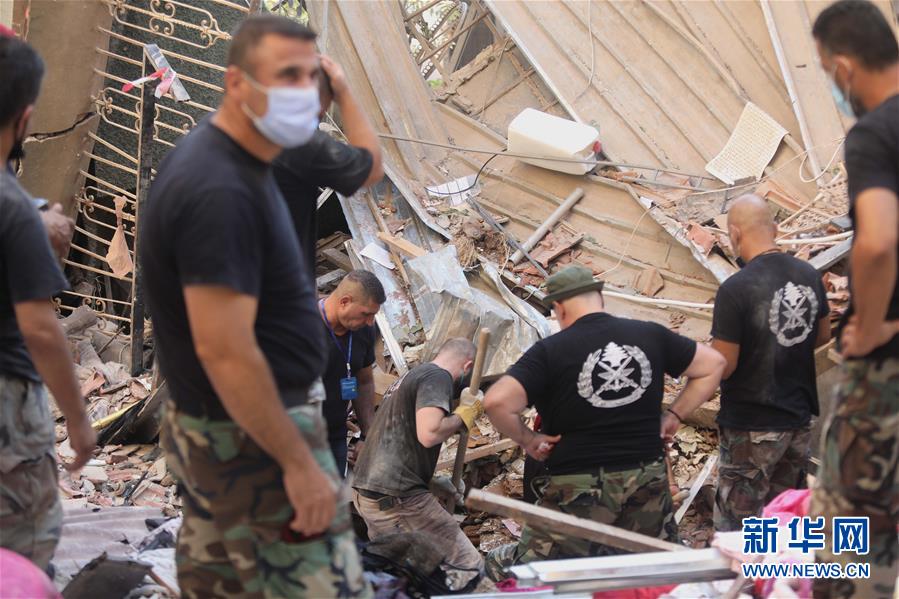 （国际）（10）黎巴嫩贝鲁特：爆炸过后
