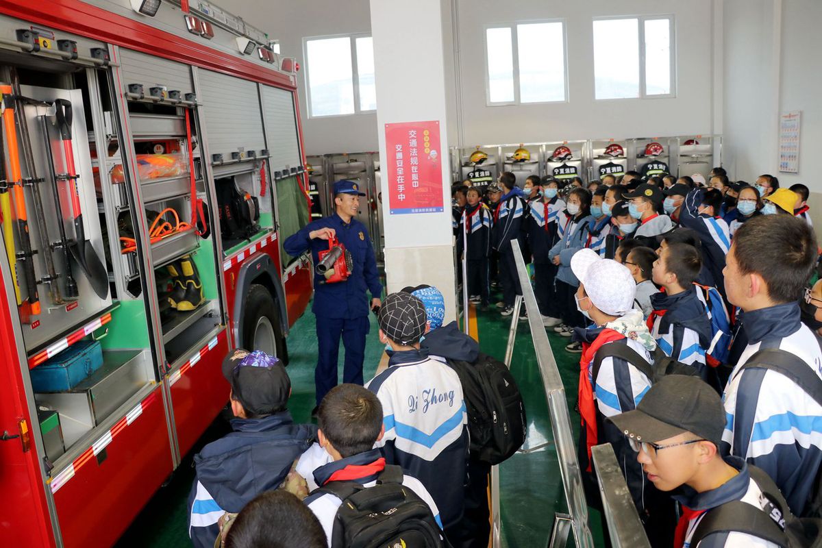 小编带你走进北京首个模块化小型消防站