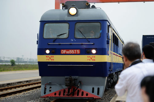 郑州开往欧洲的国际铁路货运