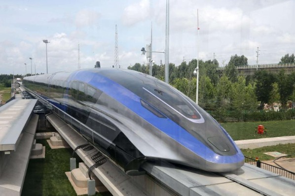 中国时速600公里高速磁浮交通系统下线 系世界首套