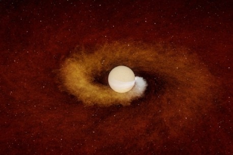 天文学家首次观测到恒星吞噬行星