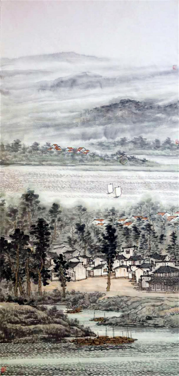 王召海和他的中国山水画