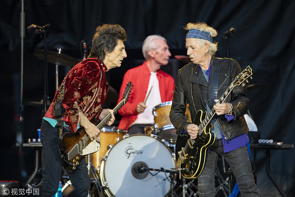 摇滚老炮滚石乐队开巡演宝刀未老 平均年龄超