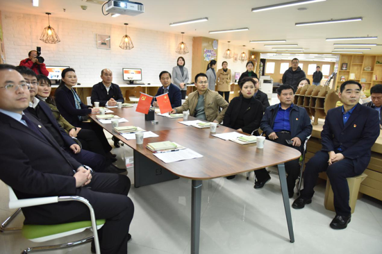 河南省委统战部副部长梁险峰一行到“兴达.同心楼宇”调研新的社会阶层人士统战工作
