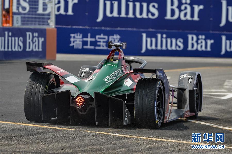 （体育）（9）赛车——国际汽联电动方程式锦标赛三亚站举行