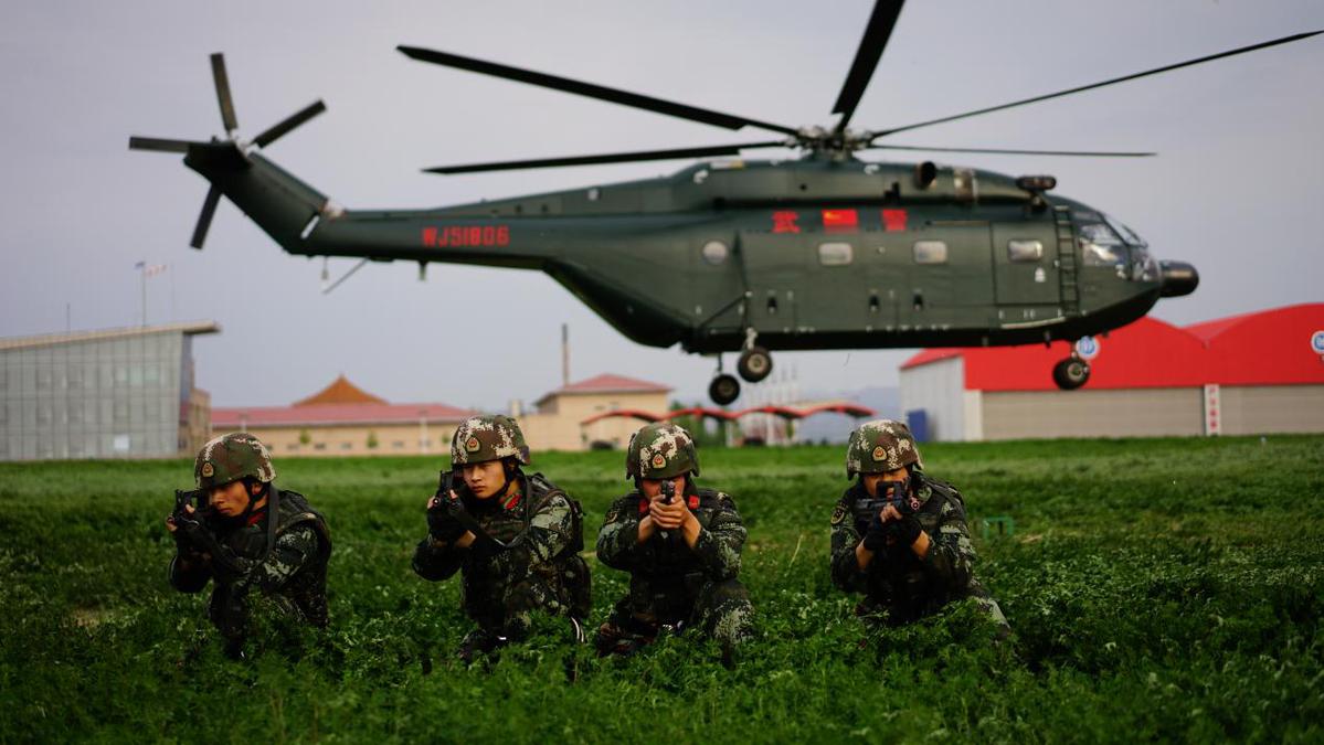 四川武警直升机支队图片