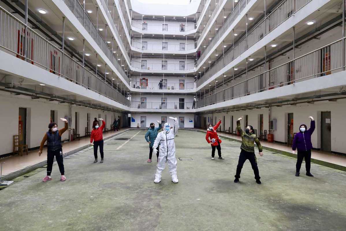 探访武汉治愈出院患者隔离点