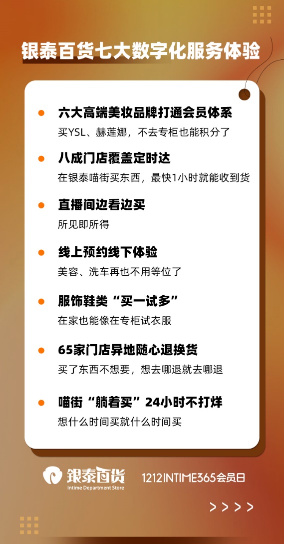 双12银泰会员体系全面升级喵街 小金库 可以当钱花 中国日报网