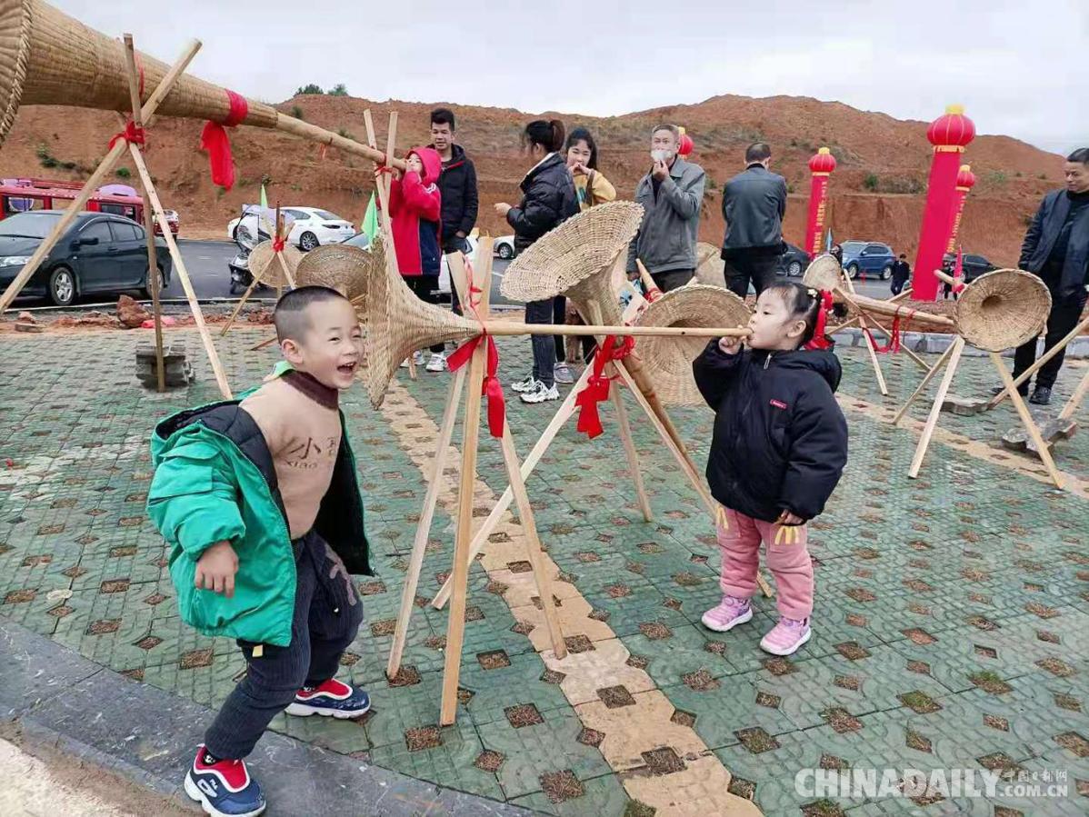 广西灌阳县传统农具节见证农耕时代变迁