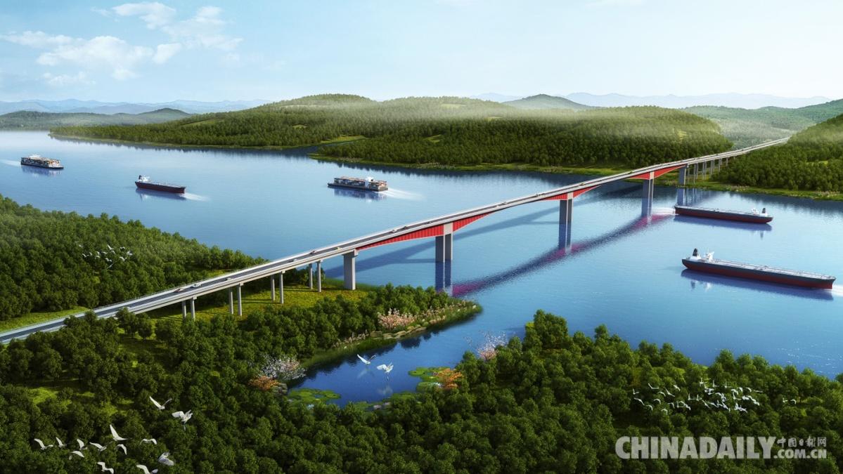 广西开建世界最大跨径波形钢腹板组合连续刚构桥