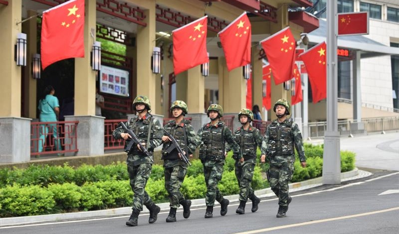 祖國請放心護國門護安寧武警廣西總隊崇左支隊憑祥中隊小記