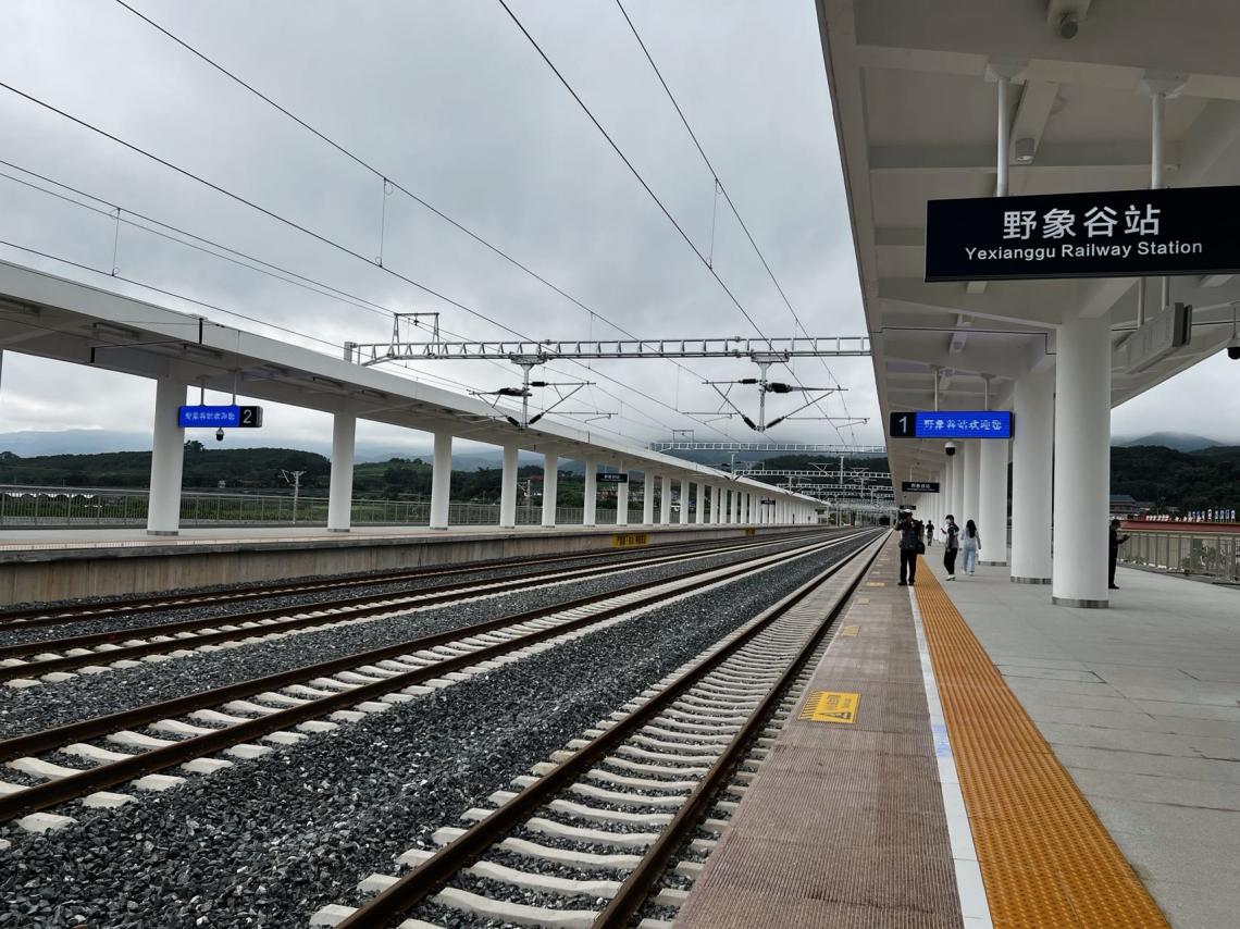 野象谷火车站图片