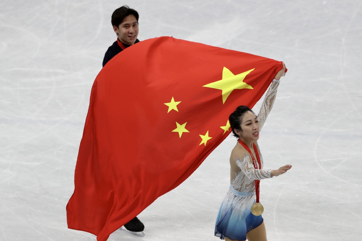 中国队花样滑冰服装图片