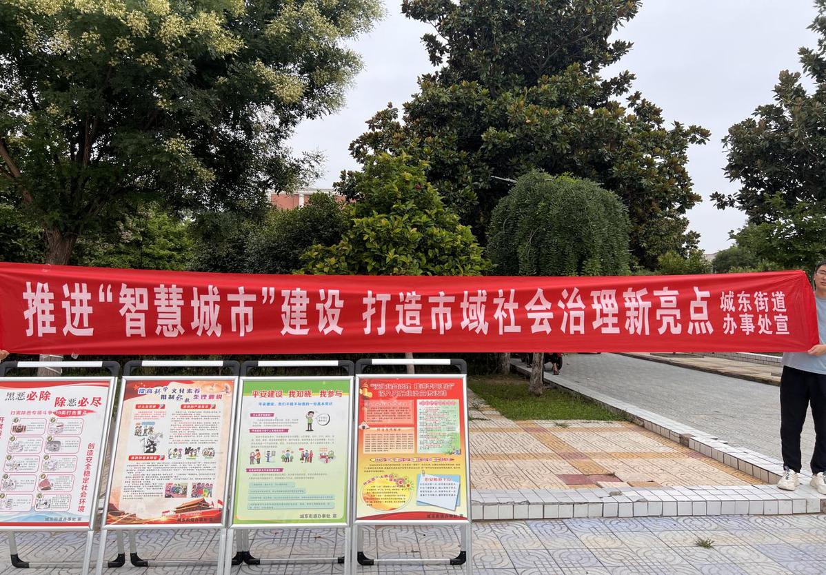 开封市祥符区城东街道开展市域社会治理现代化宣传活动