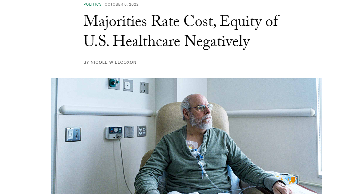【透视】最新民调：美国医疗体系太令人失望，半数国民打差评
