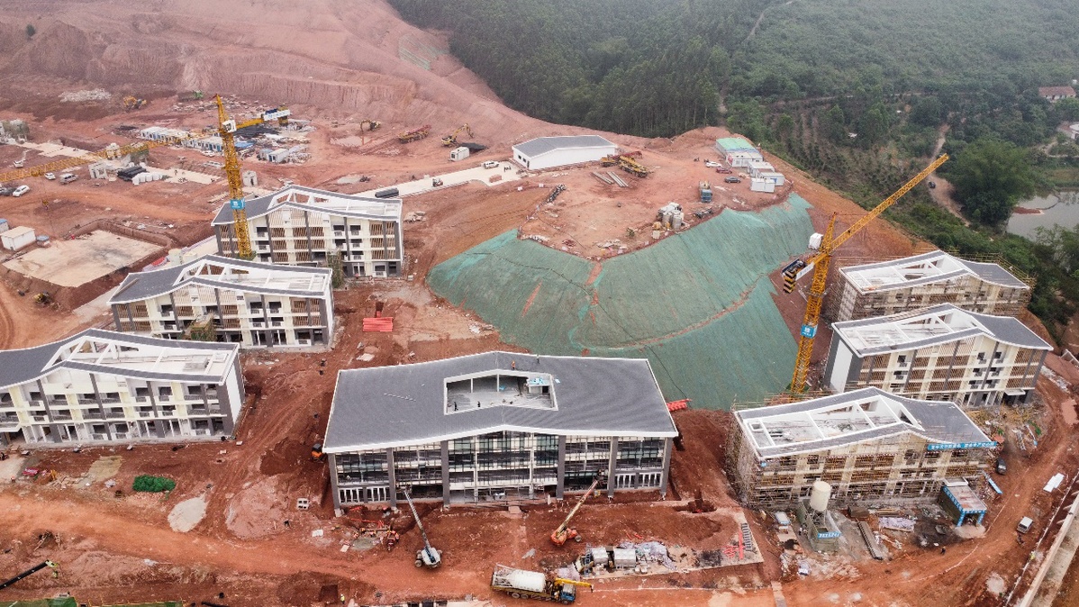 广西南宁飞碟靶场项目13个单体建筑物顺畅竣工
