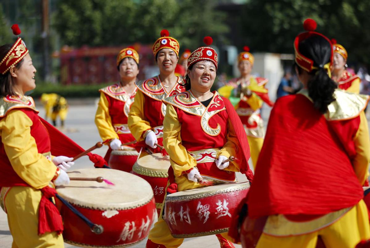 山西威风锣鼓图片图片