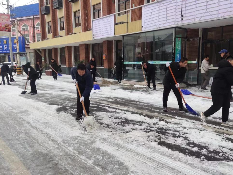 開封通許縣邸閣鄉以雪為令聞雪而動守護民生溫度