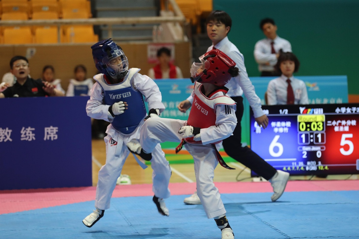 中国体育彩票杯”2024年北京市体育传统项目学校跆拳道比赛成功举办- 中国日报网