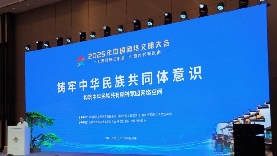 2025年中国网络文明大会铸牢中华民族共同体意识分论坛在安徽举行
