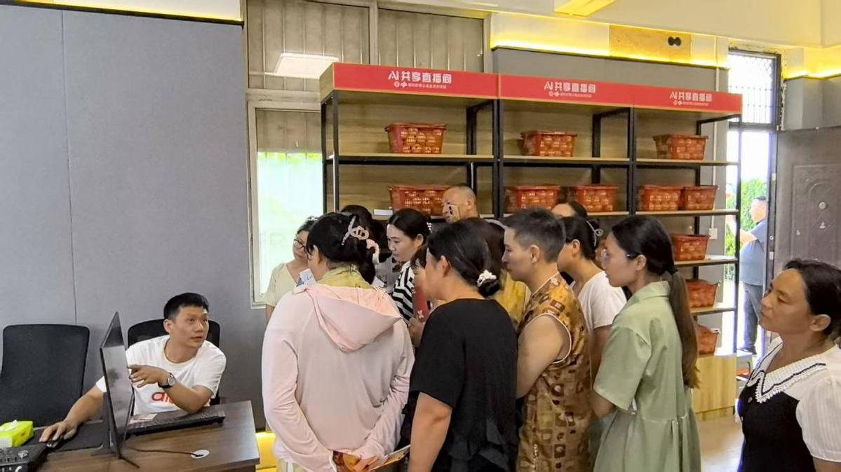 登封白坪镇丁村开启电商助农新模式 共享直播间助力乡村振兴(图4)